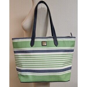 Dooney & Bourke # K9246121 Westerly Collection Large Canvas Coated Tote Bag